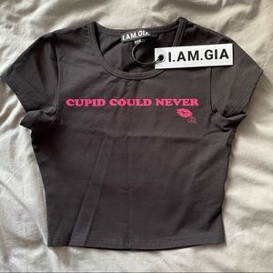Iamgia Cupid tee XXS black pink